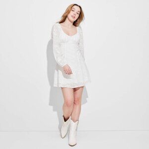 Women's Target Bishop Long Sleeve Fit & Flare Dress